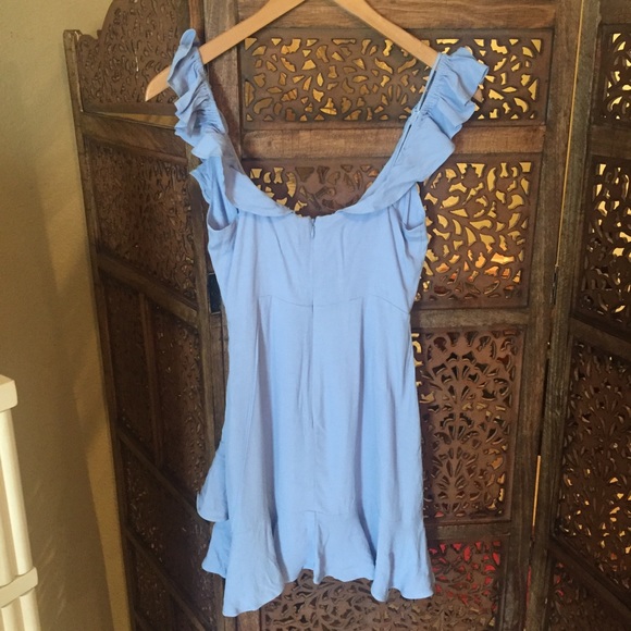Majorelle x Revolve Blue Ruffle Salsa Dress - Picture 5 of 5